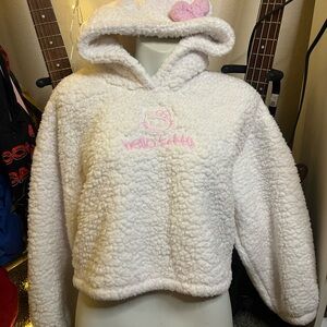 Forever 21 Hello Kitty women’s sherpa hoodie